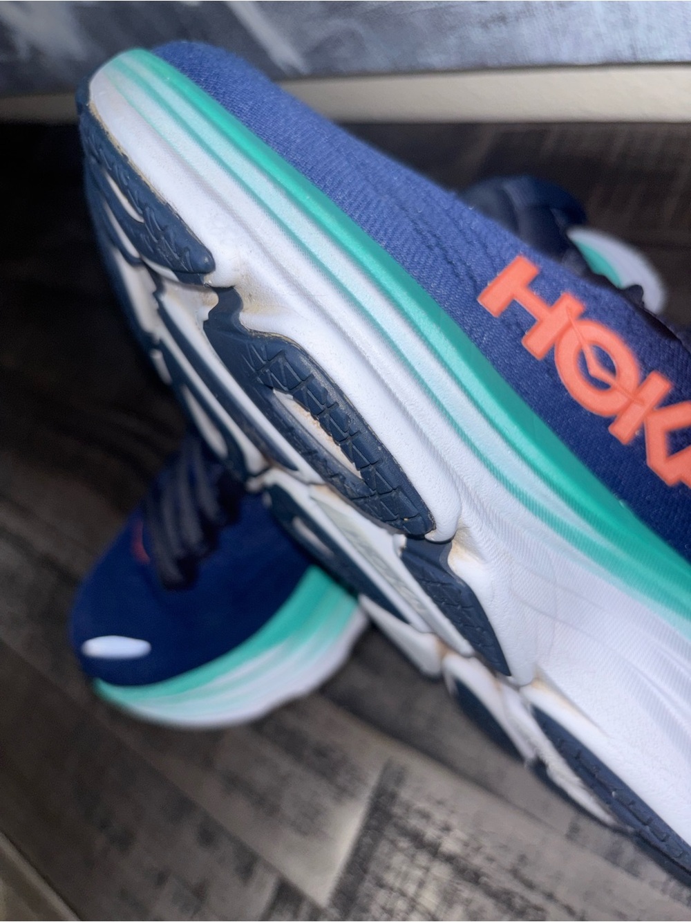 HOKA Bondi 8 running shoe WOMENS SZ 7.5 - Picture 10 of 15